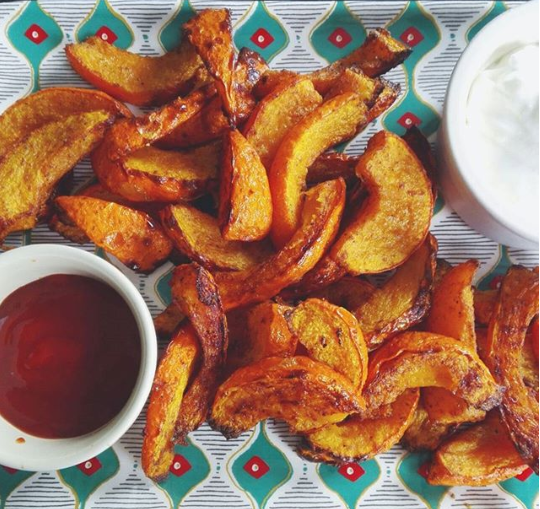 Pumpkin wedges